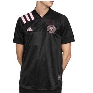 2020 Inter Miami CF Away Soccer Jersey XL Adidas 23 Beckham Black Pink Rosanegra